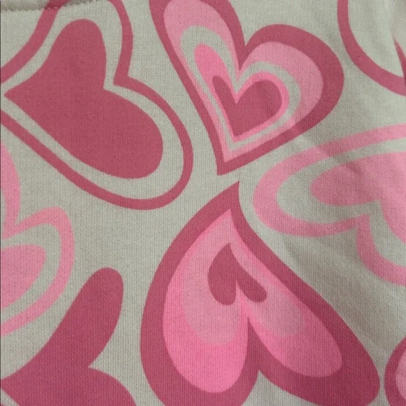 Zara | Cream Pink Hearts Top and Shorts Set | 10 - Picture 6 of 13